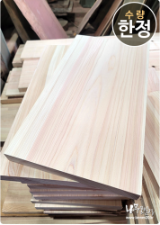 편백판재 무절 / 양면대패<br>26~28t x 240mm x 450mm